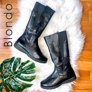 Blondo Leather Shearling Aquaprotect Waterproof Warm Wool Lined Boots 10W
